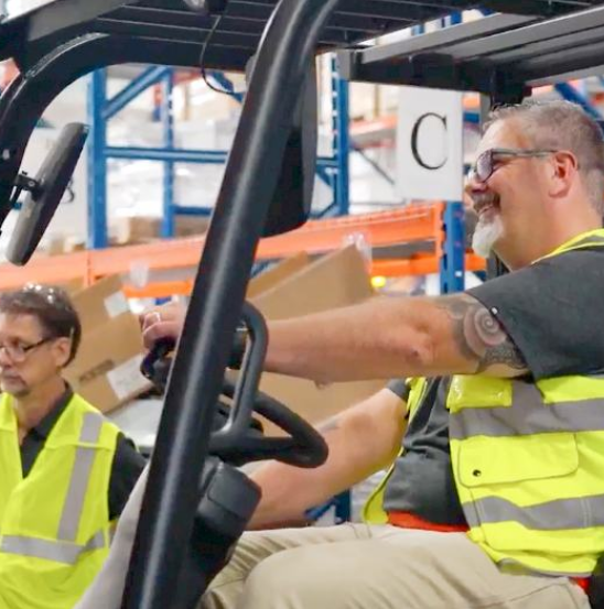 Scott Driving Forklift